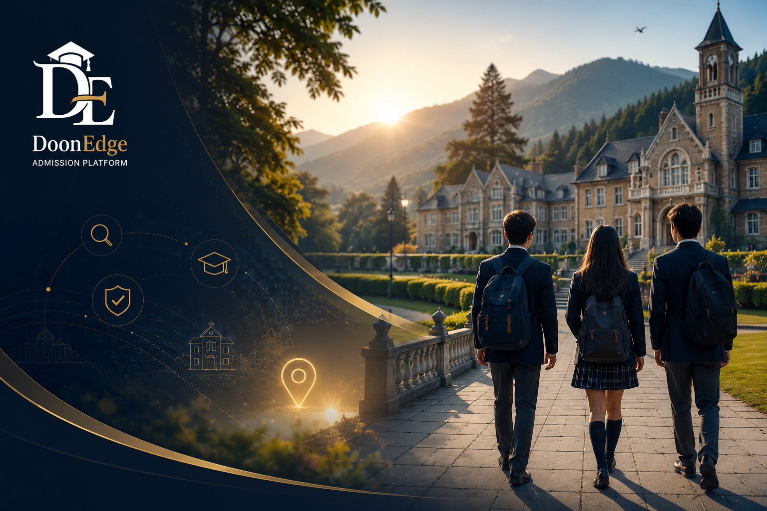 DoonEdge Admission Platform — discover, compare and apply to schools